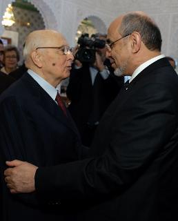 Il Presidente Giorgio Napolitano con il Capo del Governo della Repubblica Tunisina, Hamadi Jebali