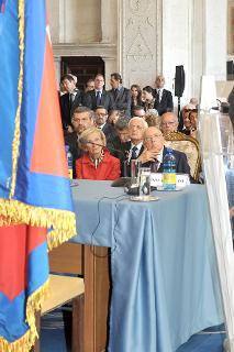 Il Presidente Giorgio Napolitano nel corso della celebrazione della &quot;Giornata dell'Africa&quot;