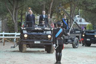 Il Presidente Giorgio Napolitano alla celebrazione del 198° anniversario di fondazione dell'Arma dei Carabinieri