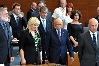 Il Presidente Giorgio Napolitano all'Assemblea Nazionale, in occasione della visita di Stato nella Repubblica di Slovenia