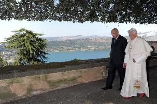 Il Presidente Giorgio Napolitano con Sua Santità Benedetto XVI