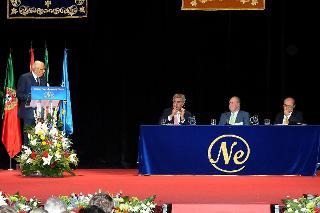 Il Presidente Giorgio Napolitano nel corso del suo intervento in occasione della cerimonia di conferimento del Premio Nueva Economia Forum 2012