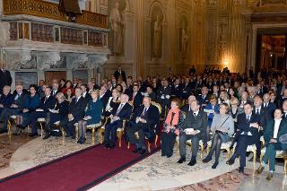 Il Presidente Giorgio Napolitano con il Signor Michael D. Higgins, Presidente d'Irlanda durante il concerto del Romaeuropa Festival