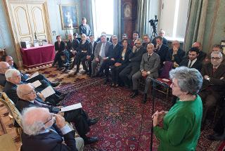 Il Presidente Giorgio Napolitano nel corso dell'incontro con una delegazione della Fondazione &quot;Centro Sperimentale di Cinematografia&quot;