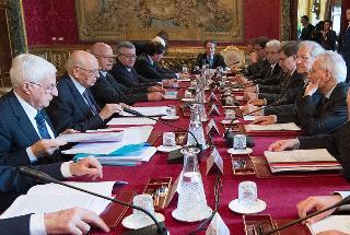 La riunione conclusiva dei gruppi di lavoro in materia economico-sociale ed europea ed in materia istituzionale
