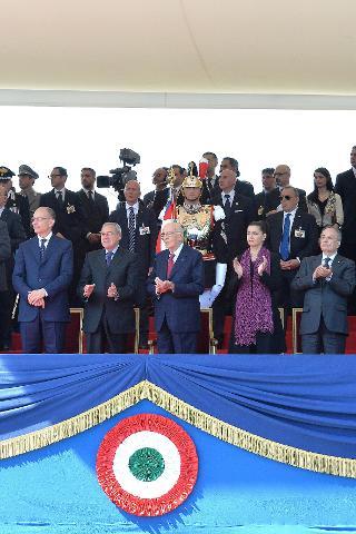 Il Presidente Giorgio Napolitano nel corso della rivista militare, in occasione della Festa Nazionale della Repubblica