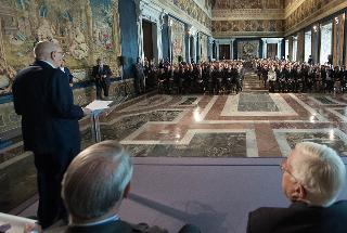Il Presidente Giorgio Napolitano rivolge il suo indirizzo di saluto ai Magistrati ordinari in tirocinio