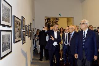 Il Presidente Giorgio Napolitano durante la visita alla 55° Esposizione Internazionale d'Arte dal titolo &quot;Il Palazzo Enciclopedico&quot;