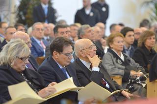 Il Presidente Giorgio Napolitano nel corso della cerimonia di apertura dell'Anno Accademico 2013/2014 dell'Università degli Studi di Catania