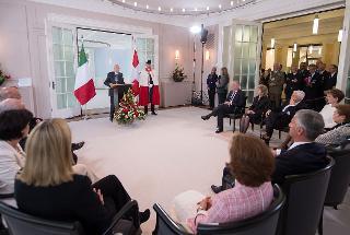 Il Presidente Giorgio Napolitano in occasione del suo intervento dinanzi al Consiglio Federale