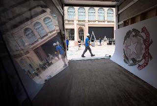 Proseguono i preparativi al Quirinale per la cerimonia d'inaugurazione dell'anno scolastico