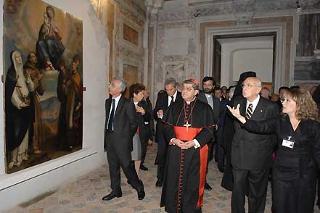 Il Presidente Giorgio Napolitano durante la cerimonia d'inaugurazione del Museo Diocesano