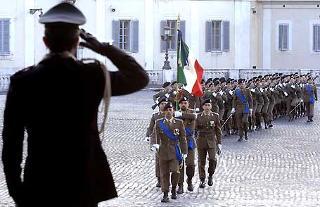 Solenne cambio della Guardia d'Onore al Palazzo del Quirinale da parte del 235° Reggimento &quot;Piceno&quot;