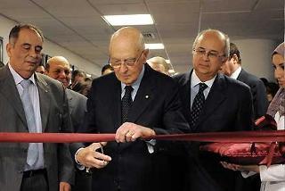 Il Presidente Giorgio Napolitano inaugura la Mostra fotografica &quot;La Presenza Italiana ad Alessandria d'Egitto&quot;