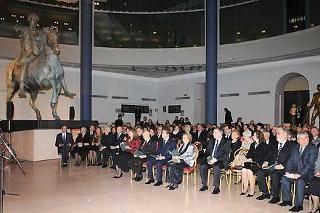 Il Presidente Giorgio Napolitano con Georgi Parvanov, Presidente della Repubblica di Bulgaria in un momento del Concerto al Campidoglio