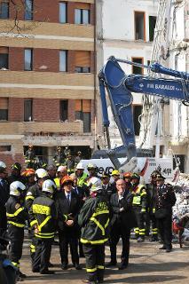 Il Presidente Giorgio Napolitano in visita in Abruzzo nelle zone colpite dal terremoto