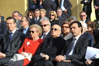 Il Presidente Giorgio Napolitano alla celebrazione della &quot;Giornata del Bosco&quot; nel decimo anniversario di costituzione, nella Tenuta di Castelporziano