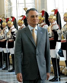Il Presidente del Portogallo Anibal Cavaco Silva all'arrivo a Palazzo Reale per il Vertice Informale Multilaterale dei Capi di Stato &quot;Uniti per l'Europa&quot;