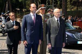 Il Presidente Giorgio Napolitano alla Festa del Corpo di Polizia Penitenziaria in occasione del 192° Anniversario di fondazione