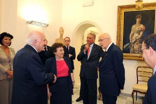 Il Presidente Giorgio Napolitano all'inaugurazione della nuova sede dell'Archivio Storico della Presidenza della Repubblica