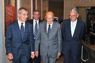 Il Presidente Giorgio Napolitano alla proiezione del film "Baarìa - La porta del vento"