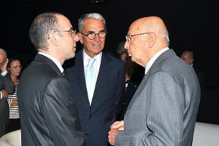Il Presidente Giorgio Napolitano alla proiezione del film "Baarìa - La porta del vento"