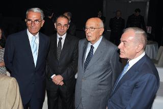 Il Presidente Giorgio Napolitano alla proiezione del film "Baarìa - La porta del vento"
