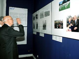Il Presidente Giorgio Napolitano durante la visita all'Istituto Italiano di Cultura