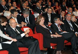 Il Presidente Giorgio Napolitano alla VII Giornata della Ricerca di Confindustria sul tema &quot;Cresce chi Innova!&quot;