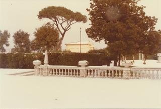 Neve nei Giardini del Palazzo del Quirinale