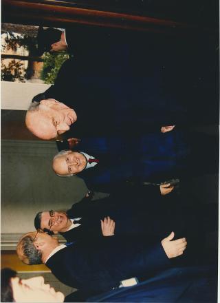 Intervento del Presidente della Repubblica, in forma privata, alla cerimonia di conferimento della laurea "honoris causa" all'Ing. Sergio Pininfarina ed al Prof. James M. Buchanan