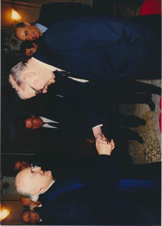 Intervento del Presidente della Repubblica, in forma privata, alla cerimonia di conferimento della laurea "honoris causa" all'Ing. Sergio Pininfarina ed al Prof. James M. Buchanan