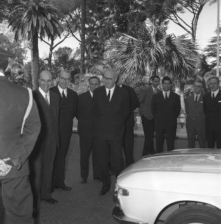 Presentazione della nuova &quot;Fulvia&quot; coupé, con Massimo Spada,  Presidente della Lancia