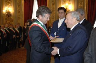 Cerimonia di consegna delle Medaglie d'Oro al Merito Civile ai Comuni colpiti dal terremoto del 1980