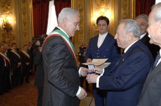 Cerimonia di consegna delle Medaglie d'Oro al Merito Civile ai Comuni colpiti dal terremoto del 1980