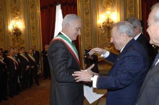 Cerimonia di consegna delle Medaglie d'Oro al Merito Civile ai Comuni colpiti dal terremoto del 1980