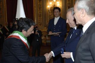 Cerimonia di consegna delle Medaglie d'Oro al Merito Civile ai Comuni colpiti dal terremoto del 1980