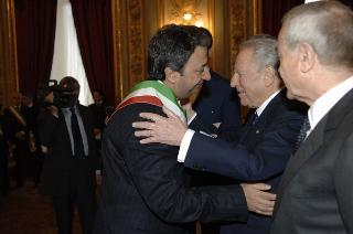 Cerimonia di consegna delle Medaglie d'Oro al Merito Civile ai Comuni colpiti dal terremoto del 1980