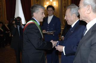 Cerimonia di consegna delle Medaglie d'Oro al Merito Civile ai Comuni colpiti dal terremoto del 1980