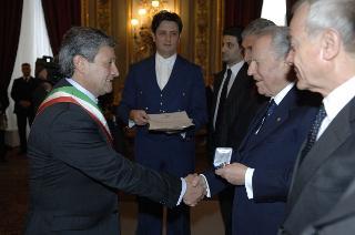 Cerimonia di consegna delle Medaglie d'Oro al Merito Civile ai Comuni colpiti dal terremoto del 1980