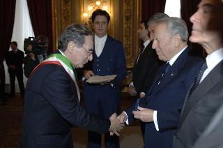Cerimonia di consegna delle Medaglie d'Oro al Merito Civile ai Comuni colpiti dal terremoto del 1980