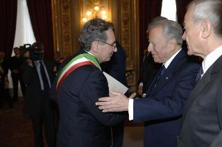 Cerimonia di consegna delle Medaglie d'Oro al Merito Civile ai Comuni colpiti dal terremoto del 1980