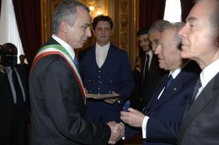 Cerimonia di consegna delle Medaglie d'Oro al Merito Civile ai Comuni colpiti dal terremoto del 1980