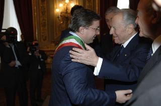 Cerimonia di consegna delle Medaglie d'Oro al Merito Civile ai Comuni colpiti dal terremoto del 1980