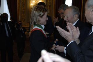 Cerimonia di consegna delle Medaglie d'Oro al Merito Civile ai Comuni colpiti dal terremoto del 1980