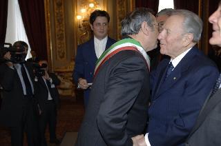 Cerimonia di consegna delle Medaglie d'Oro al Merito Civile ai Comuni colpiti dal terremoto del 1980