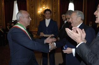 Cerimonia di consegna delle Medaglie d'Oro al Merito Civile ai Comuni colpiti dal terremoto del 1980