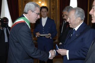 Cerimonia di consegna delle Medaglie d'Oro al Merito Civile ai Comuni colpiti dal terremoto del 1980