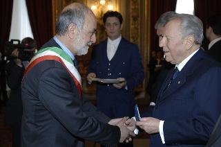 Cerimonia di consegna delle Medaglie d'Oro al Merito Civile ai Comuni colpiti dal terremoto del 1980