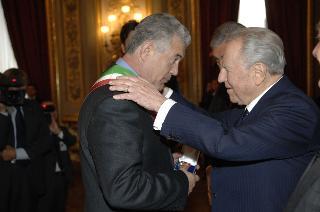 Cerimonia di consegna delle Medaglie d'Oro al Merito Civile ai Comuni colpiti dal terremoto del 1980